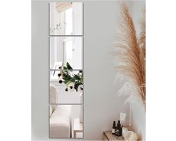 Frameless HD Glazen Wandspiegels - Zelfklevende Spiegeltegels voor Badkamer, Woonkamer en Interieurdecoratie