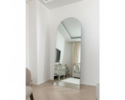 Frameloze Boog Spiegel 180 x 70 cm – Vrijstaand, Leunend of Wandmontage