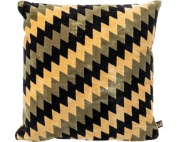 FRANCESCO | sierkussen 45x45 cm | Military Olive | groen | multicolor | Hoii | met duurzame kussenvulling