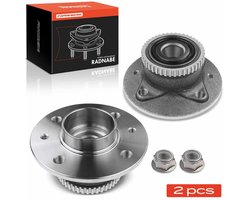 Frankberg 2x Wielnaaf Set Achter voor Citroën Jumper Bus Kasten Fiat