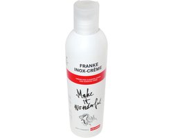 Franke Kitchen Care Inox-Crème - RVS reinigingscrème - 250 ml - reiniger voor roestvrijstaal spoelbak afzuigkap oven keuken - Inox Cream - ook voor zilver messing en koper