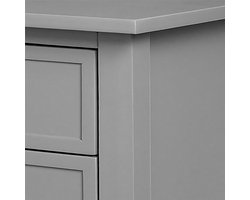 Franklin-Salontafel - 2-laden - Zwart MDF