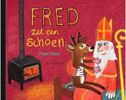 Fred zet een schoen