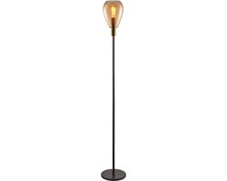 Freelight - Vloerlamp Dorato H 170 cm zwart goud