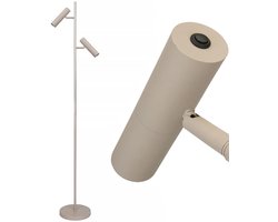 Freelight - Vloerlamp Undici 2 lichts H 150 cm beige
