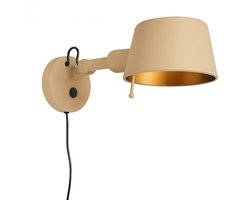 Freelight - Wandlamp Sovrano kort L 33 cm beige