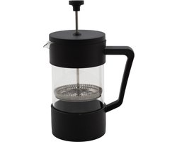 French press cafetière uit glas zwart 600ml