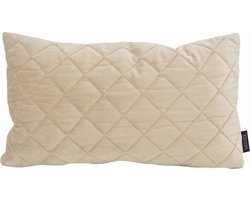 French Velvet Beige Kussenhoes | Fluweel / Polyester | 30 x 50 cm