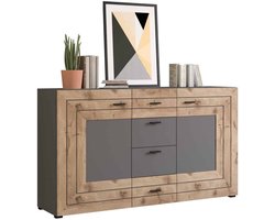 Freno dressoir grijs Nox Eiken NB - 40x160x90cm