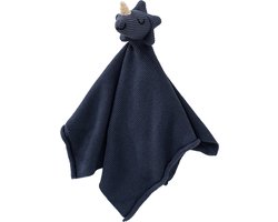 Fresk Knuffel - Knuffeldoekje - Tutpoppetje - Kraamcadeau voor Jongens en Meisjes - Baby Cadeau - Blauw - Dino