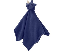 Fresk Knuffeldoekje – Tutpoppetje - Kraamcadeau voor Jongens en Meisjes - Baby Cadeau - Blauw - Dino