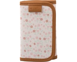 Fresk Portemonnee voor Meisjes – Billfold met Klittenbandsluiting – Pasjeshouder – Portefeuille Kinderen - Roze - Garden Flowers