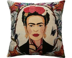 Frida Kahlo kussenhoes - Gobelin stof - 40 x 40 cm