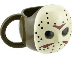 Friday the 13th Shaped Mug – Officieel Gelicentieerde Jason Voorhees Masker Mok, Halloween Decor & Cadeau Voor Horrorfans 500 ml- Paladone