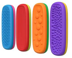 FriemelTegels - Fidget toys - Ideaal voor in de klas of op kantoor - Sensorisch Stresssteentje - Focus verhogend - met zuignappen