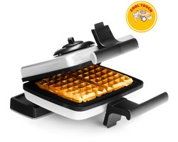 Frifri WA102A Cool Touch Wafelijzer | Inclusief platen voor 6 x 10 Galettes | 1200W | Verwisselbare Platen | 180° Rotatie | Cool Touch Veiligheid | 2 Jaar Garantie