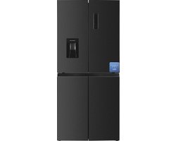 Frilec BONN-MD458-WS-040DDI - Amerikaanse koelkast - No-Frost - 5 Jaar Garantie - Dark Inox - 419 liter