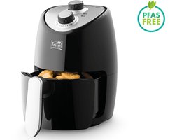FRITEL Airfryer SnackTastic® 4202 – Mini Airfryer / Compacte Heteluchtfriteuse 2L – 1000W – Voor 1-2 Personen – Kleine Airfryer voor Studenten & Singles – PFAS-vrij – Zwart
