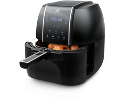 FRITEL Airfryer SnackTastic® 6902 XXL - Heteluchtfriteuse - 5L - 2300W - 8 Programma's - 2 tot 5 Pers. -Digitaal Touchscreen - Openklapbare handgreep