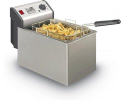 FRITEL Friteuse Profi 4605 - Professionele Frituurpan / Frituurketel - 8L - 3300W - Antistofdeksel - Olie + Vast Vet