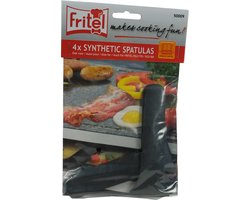 Fritel Kunststofspatels zwart - 4 stuks