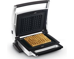 FRITEL Wafelijzer CW 2437 - Combi Wafeltoestel / Wafelmaker – 4x7 Wafels - 41x26cm - 1600W - Antiaanbak - Verwisselbare Bakplaten - Verticale opberging