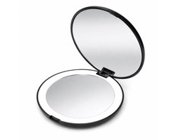 Fritzline Zakspiegel met Verlichting - 10x en 1x Vergroting - make up spiegel