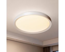Froadp 48W led plafondlamp rond paneel Ø365*H30mm plafondlamp plat vochtbestendige lamp vochtbestendige lamp warm wit IP44 werkplaats kantoor badkamer