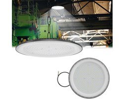 Froadp 500W LED UFO High Bay industriële verlichting 18000LM 6000-6500K koud wit industriële lamp halverlichting halspotlamp halverlichting werkplaatsverlichting IP65 waterdicht voor fabrieken magazijnen