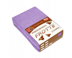 Frotte Hoeslaken met Elastiek 90x200 cm Paars - Zacht & Duurzaam