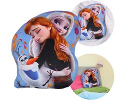 Frozen Anna Elsa Olaf ZACHTE Decoratief kussen, sierkussen, VELOURS vormkussen voor een kinderkamer 29x34cm OEKO-TEX