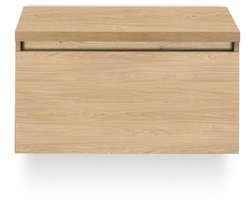 Frozen Badmeubelset 80 cm - Greeplijst in kleur - Incl. Bovenblad Casella Oak