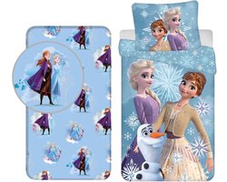 Frozen Dekbedset - Dekbedset - Dekbedovertrek - Hoeslaken - Kussensloop