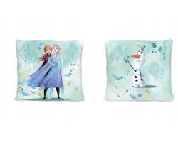 Frozen Kussensloop 40x40 cm - Olaf en Elsa - Fluweel