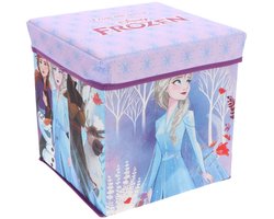 Frozen Opbergdoos - Met deksel - Stoel - Paars - 30 cm