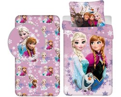 Frozen slaapkamerset; dekbedovertrek en hoeslaken