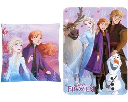 Frozen slaapkamerset; kussen en fleece deken