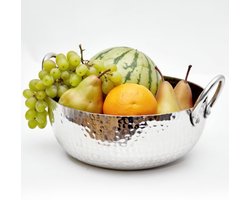 Fruitschaal – Gerecycled Aluminium Fruitmand – Duurzame Decoratieve Schaal – Stijlvol Cadeau- Good to Give