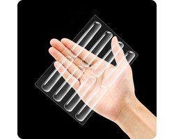 FSW-Products - 8 Stuks - Siliconen Buffers - 35x10x2mm - Schokdempers - Zelfklevend - Deurbuffer - Deurstoppers - Ladekast - Closetbuffer - Glazen Tafel - Stootdoppen - Geluidsdempers - WC Buffer - Toilet - Aanslagdemper - Transparant