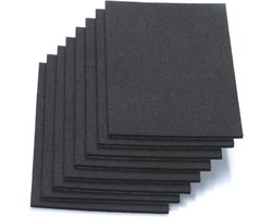 FSW-Products - Anti Kras Vloerbeschermer - Meubelonderzetters - 1 Vel - 20x10 cm / 5mm dik - Zwart - EVA Materiaal Antislip - Meubelvilt - Viltjes