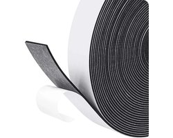 FSW-Products Anti Kras Zelfklevend Meubelvilt Zwart (Rol 1 meter) - 5 cm breed - 3 mm dik vilt - Viltjes Stoelpoten - Stoelpoot beschermers - Vloerbeschermers - Meubels