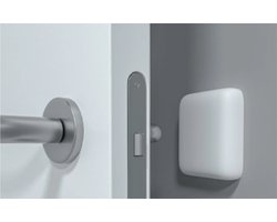 FSW-Products - Deurstoppers - 2 Stuks - Wit - Vierkant - Zelfklevend - Deurbescherming - Binnendeurscharnieren - Deurklink Buffers - Deurklink - Stootdoppen