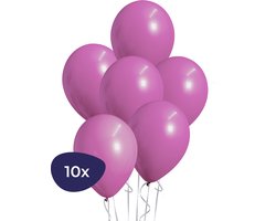 Fuchsia Ballonnen - Roze Ballonnen - Sweet 16 Versiering - Verjaardag Versiering - Helium Ballonnen - 10 stuks