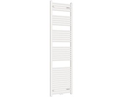 FugaFlow Eccelente Acces badkamer radiator 60x180cm recht middenaansluiting 879watt wit