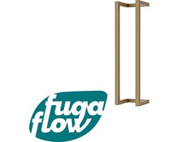 FugaFlow Eccelente Acces Handdoekrek - 60x12.5x12.5cm - Geborsteld messing