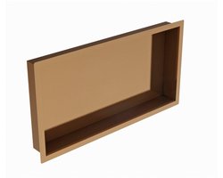 FugaFlow Eccelente Acces Inbouwnis - 30x60x7cm - Geborsteld koper