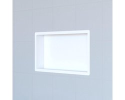 FugaFlow Eccelente Acces Inbouwnis - 30x60x7cm - met flens - wit mat