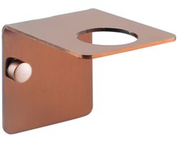 FugaFlow Eccelente Acces Zeephouder - wand - Geborsteld koper PVD (Koper)