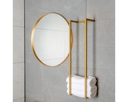 FugaFlow Efficiente Acces Handdoekrek - 95x25x20cm - Glans Goud