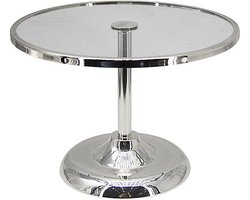 FUGURATO ELEGANCE GEBAKSCHAAL OP VOET 18A0018S-M | ZILVER